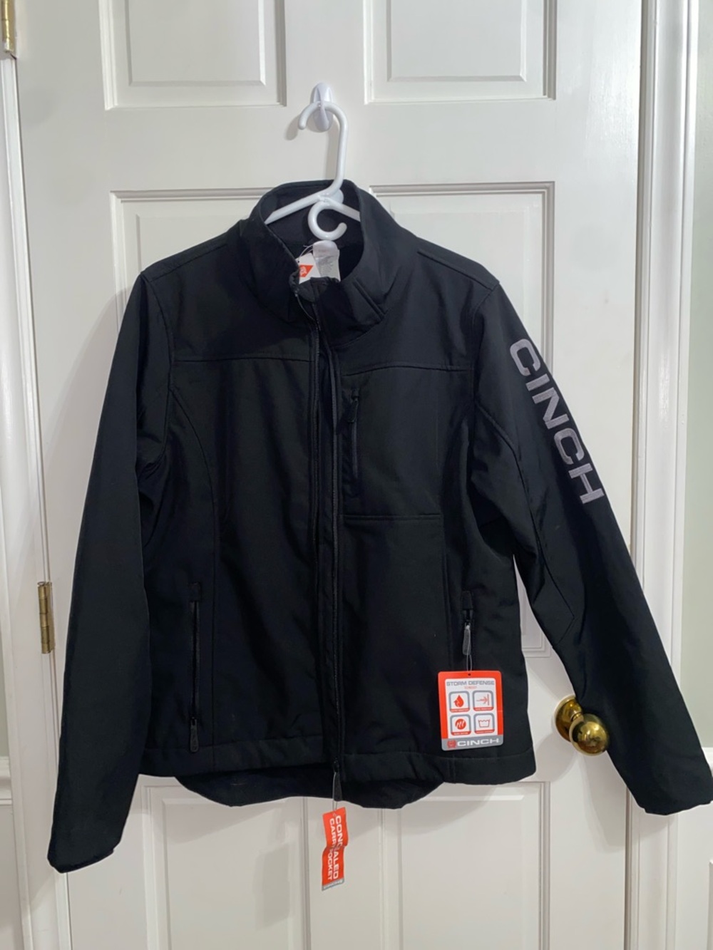 Cinch Women’s Black Lightweight Softshell With Conceal Carry Pocket Jacket